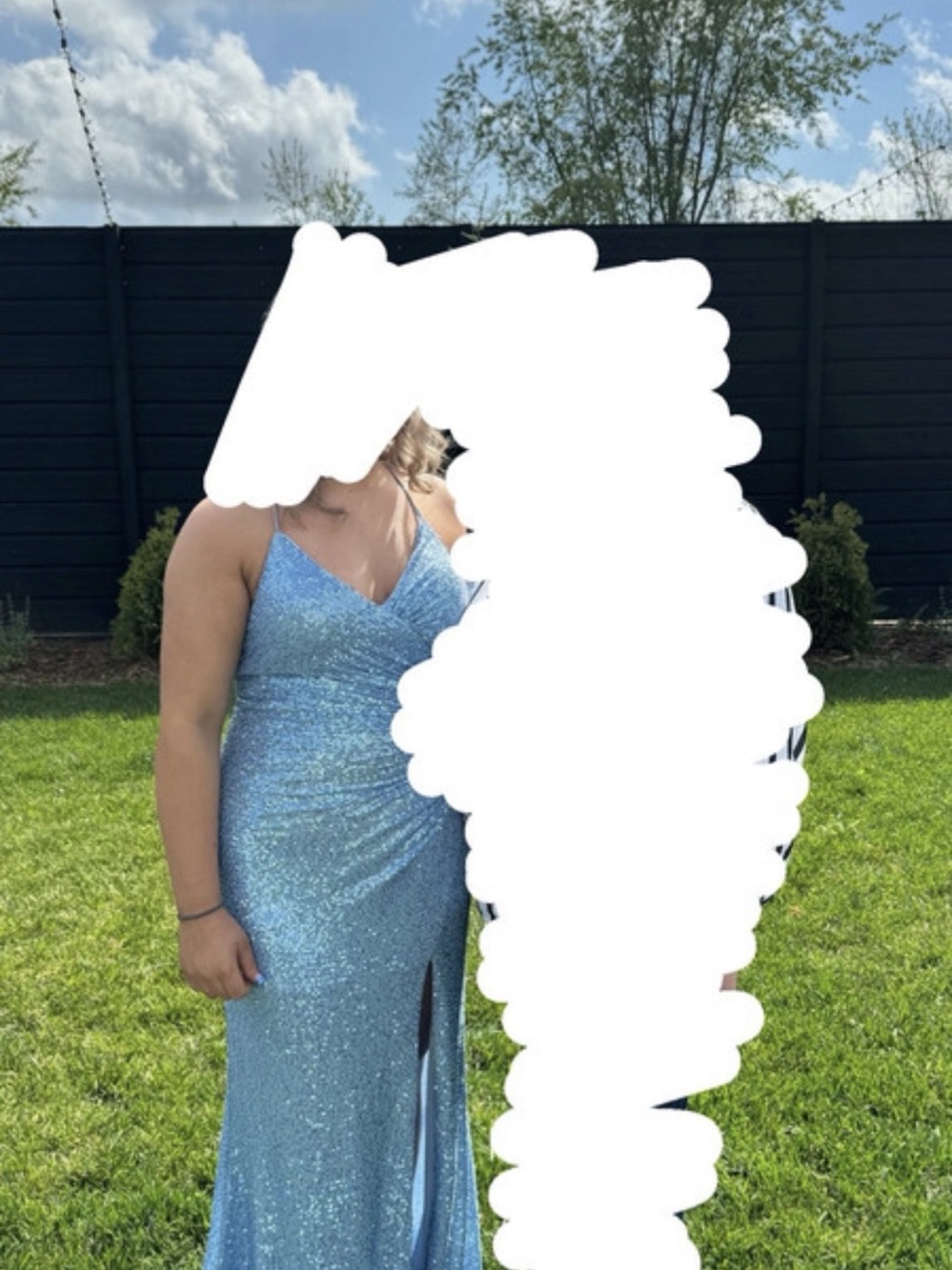 Light Blue prom/homecoming/formal dress